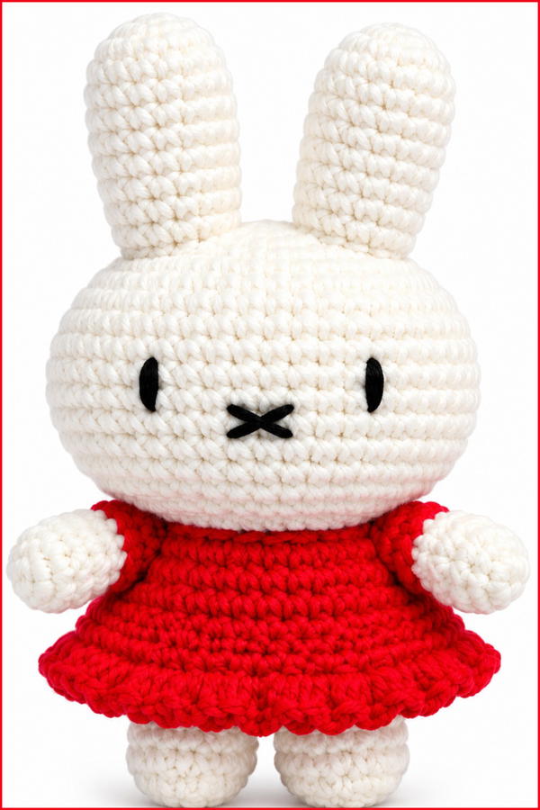 Crochet Miffy In A Dress Pattern 6