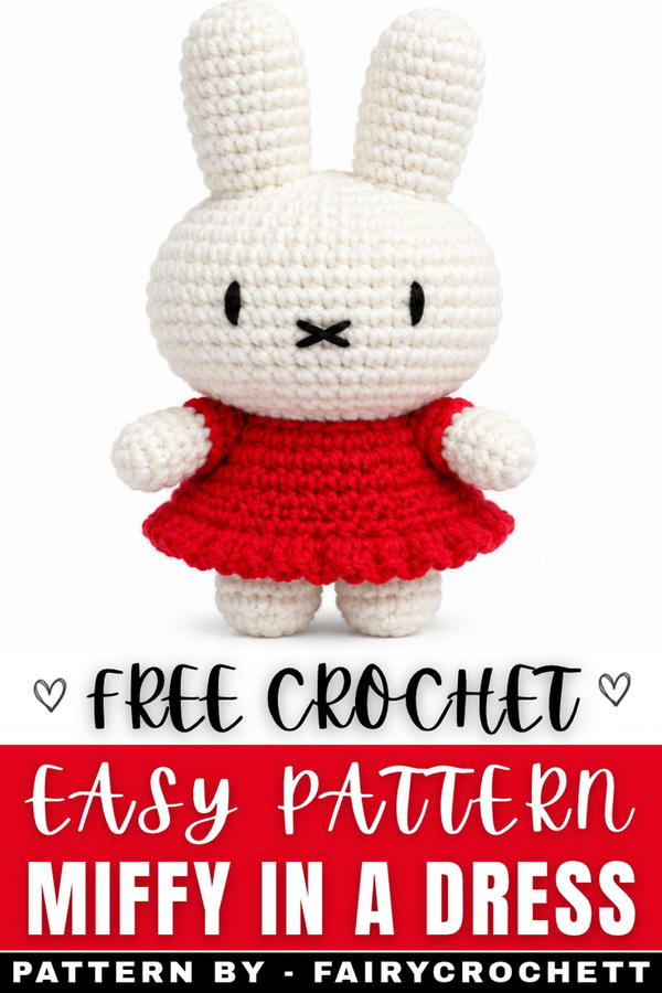 Crochet Miffy In A Dress Pattern