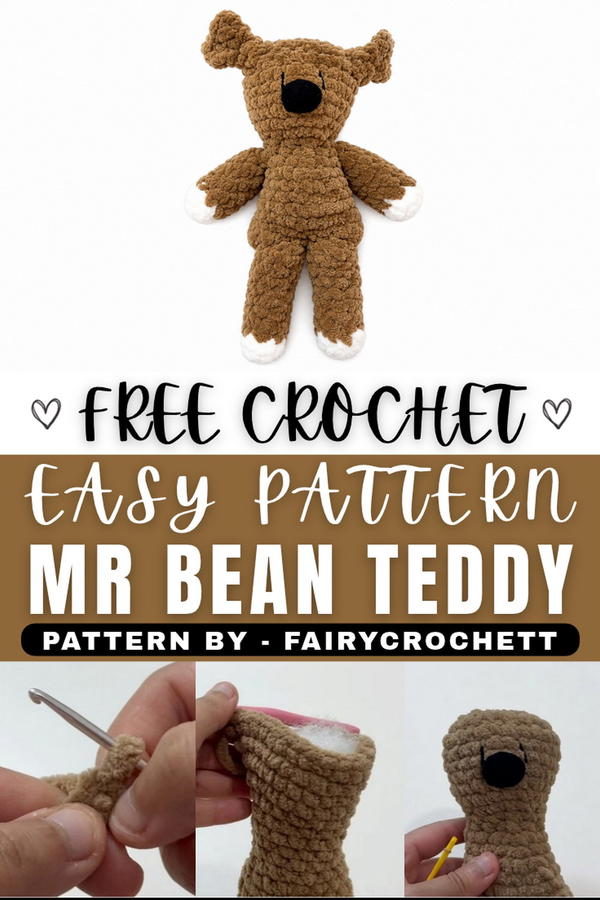 Crochet Mr Bean Teddy Pattern