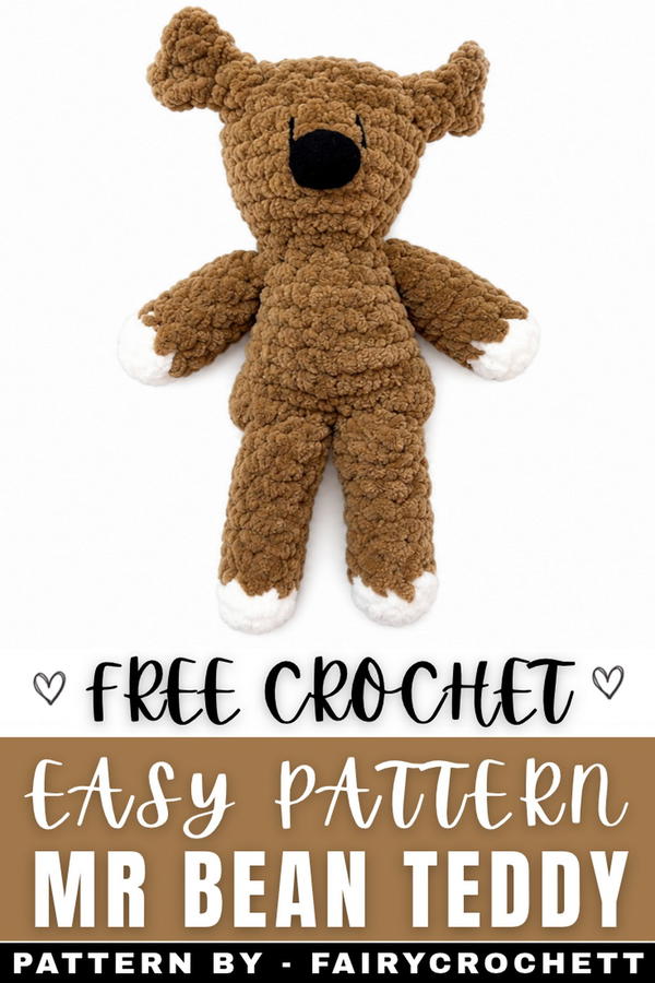 Crochet Mr Bean Teddy Pattern