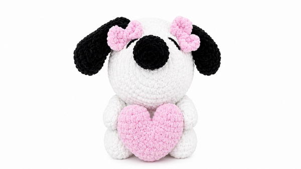 Crochet Snoopy With Heart Pattern 5