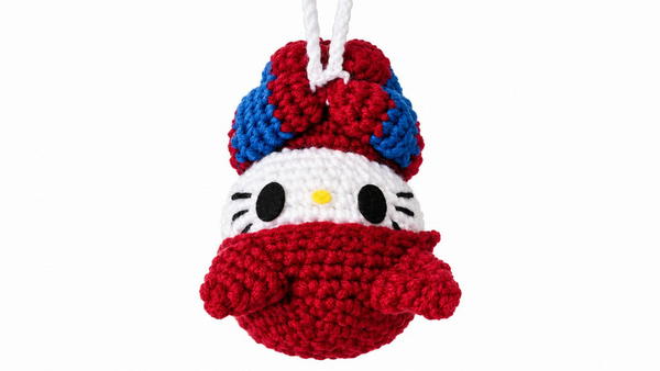 Crochet Spiderman X Hello Kitty Pattern 5