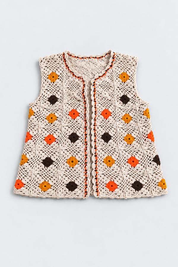 Crochet Vest Pattern with Motifs to Adorn Your Bridal Trousseaur (11)