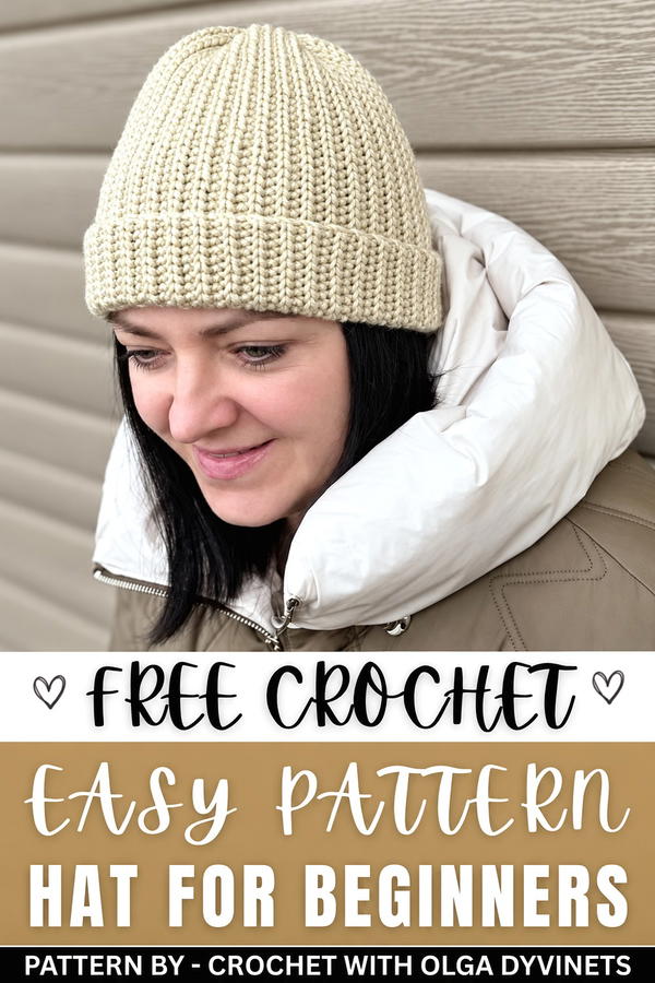 EASIEST CROCHET HAT. Crochet for beginners (10)