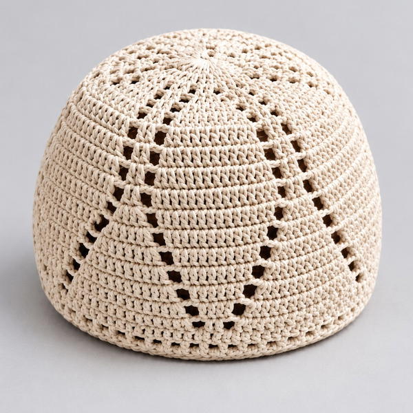 Easy and Stylish Crochet Prayer Cap Making (3)