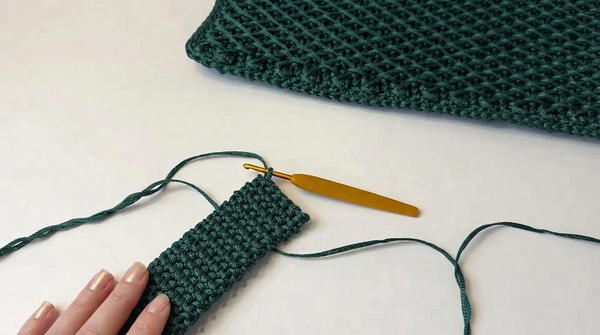 Handbag with honeycomb pattern _ A step-by-step crochet lesson 6