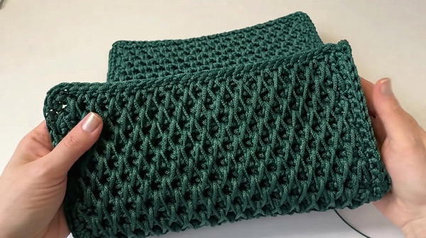 Handbag with honeycomb pattern _ A step-by-step crochet lesson 8