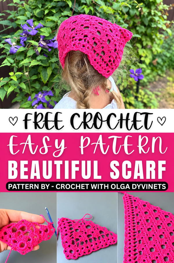 How To Crochet Beautiful Scarf 1
