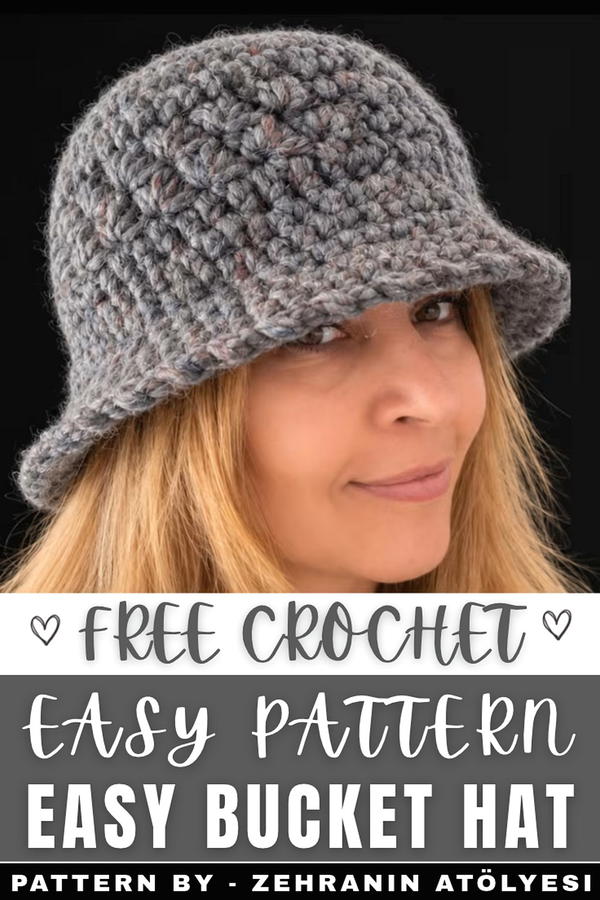 How To Crochet Easiest Bucket Hat Tutorial (3)