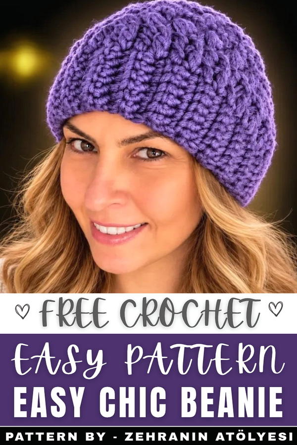 How To Crochet Easy Crochet Beanie Tutorial (3)