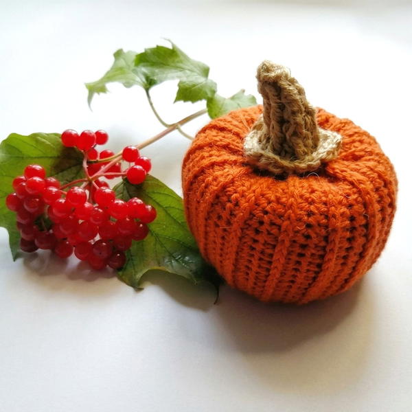 How To Crochet Elegant Fall Decor Pumpkin (10)