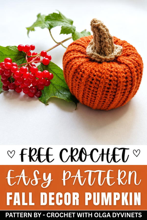 How To Crochet Elegant Fall Decor Pumpkin (11)