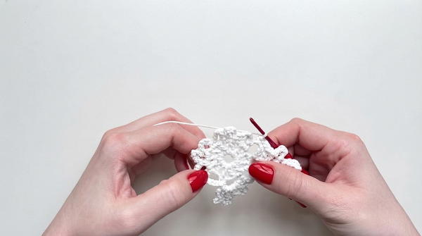 How To Crochet New Year's Décor Christmas Tree Snowflake 5
