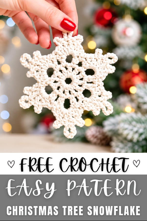 How To Crochet New Year's Décor Christmas Tree Snowflake 8How To Crochet New Year's Décor Christmas Tree Snowflake 8