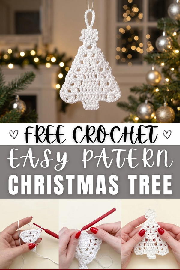 How To Crochet New Year's Decor. Christmas Tree