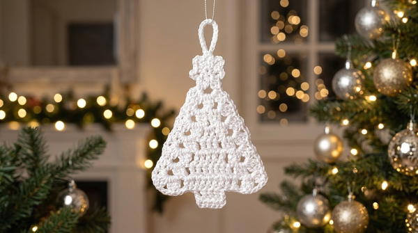 How To Crochet New Year's Decor. Christmas Tree 2