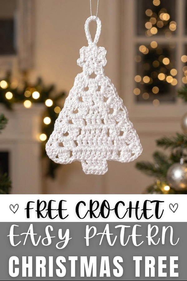 How To Crochet New Year's Decor. Christmas Tree 8