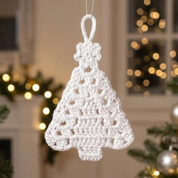 How To Crochet New Year's Decor. Christmas Tree 9
