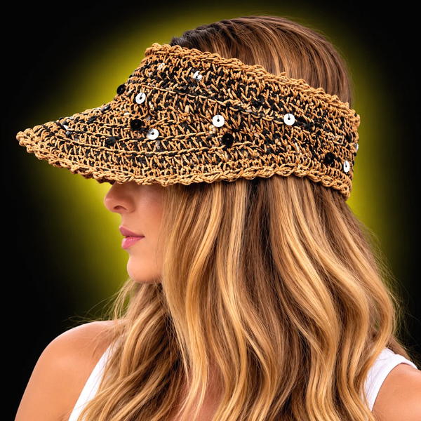 How To Crochet Paper Rope Brim Cap (5)