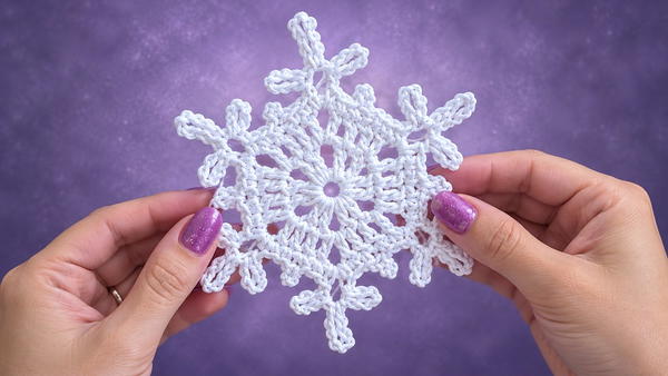 How To Crochet Snowflake Crochet Pattern (5)
