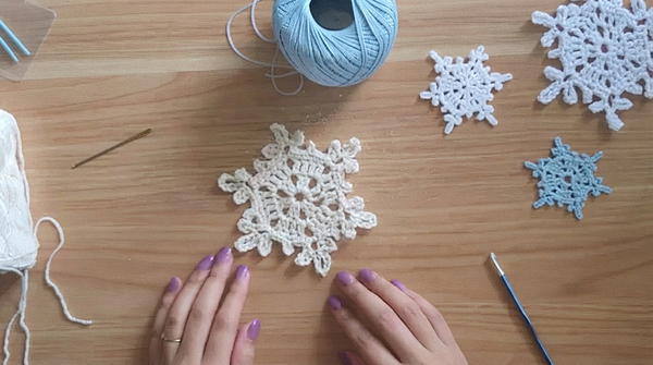 How To Crochet Snowflake Crochet Pattern (8)