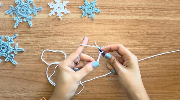 How To Crochet Snowflake Crochet Pattern (9)