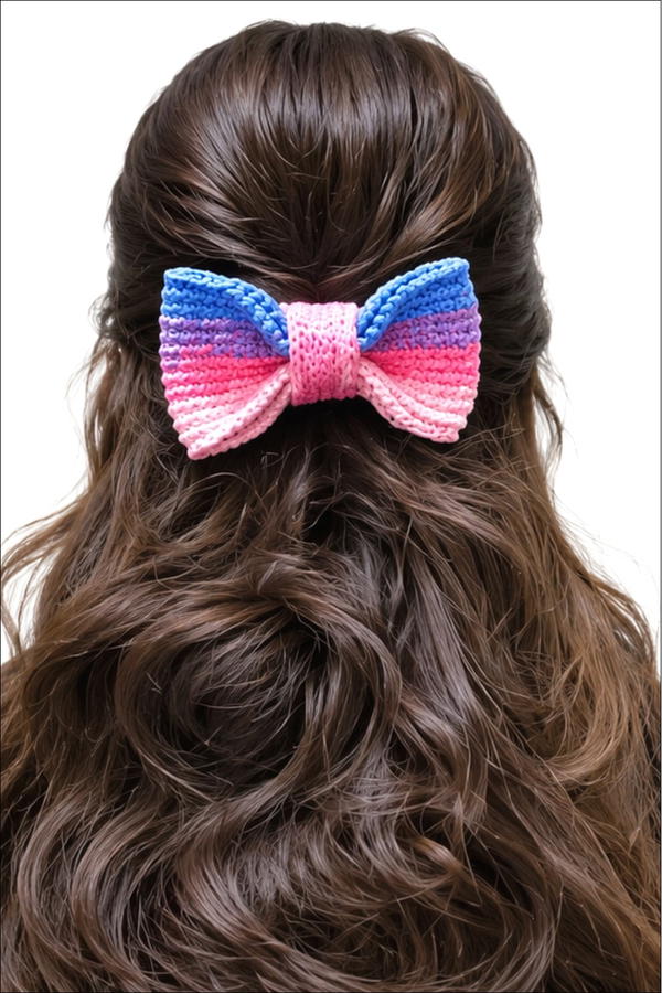 How to Crochet a Cute Bow in Minutes _ Super Easy and Quick Tutorial for Beginners (3)