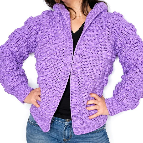 How to Crochet a Gorgeous 3D Flower Jacket for All Sizes _ Beautiful Floral Design Tutorial (5)