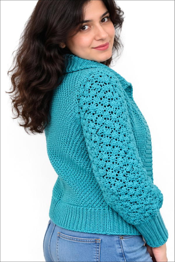 How to Crochet a Stylish Hoodie Jacket _ Fun and Easy Step-by-Step Tutorial (4)