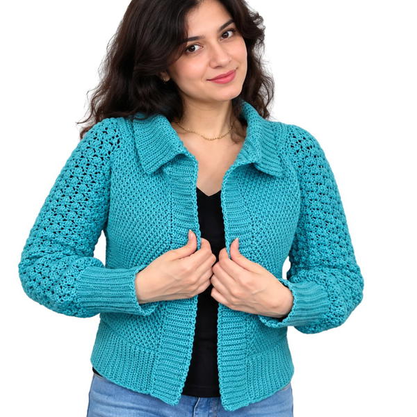 How to Crochet a Stylish Hoodie Jacket _ Fun and Easy Step-by-Step Tutorial (5)