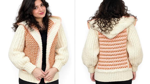 How to Crochet a Stylish Hoodie Jacket _ Fun and Easy Step-by-Step Tutorial (5)