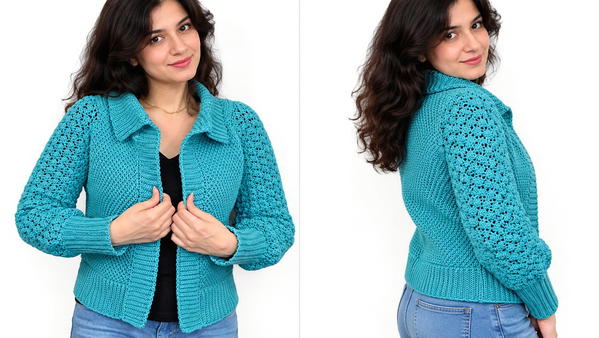 How to Crochet a Stylish Hoodie Jacket _ Fun and Easy Step-by-Step Tutorial (6)