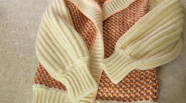 How to Crochet a Stylish Hoodie Jacket _ Fun and Easy Step-by-Step Tutorial (8)