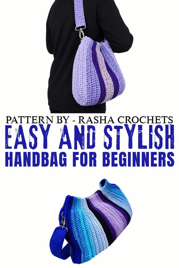 How to Crochet an Easy and Stylish Handbag for Beginners _ Step-by-Step Tutorial for All Sizes (1)