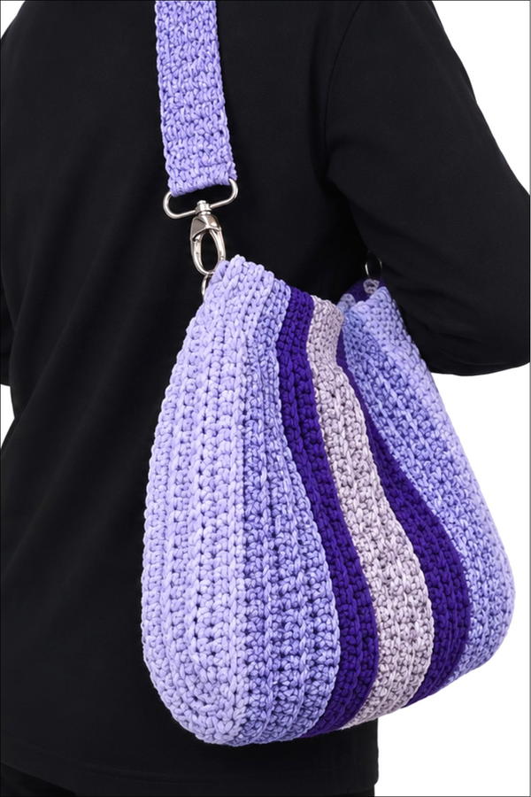 How to Crochet an Easy and Stylish Handbag for Beginners _ Step-by-Step Tutorial for All Sizes (4)