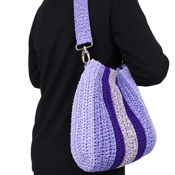 How to Crochet an Easy and Stylish Handbag for Beginners _ Step-by-Step Tutorial for All Sizes (5)