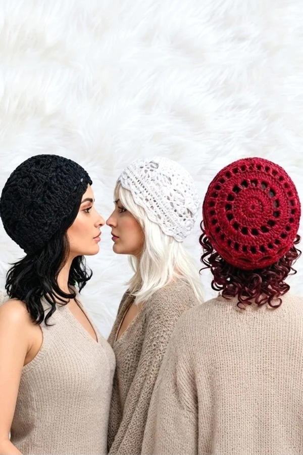 How to Make a Lace-Like Braided Hair Bonnet (3)