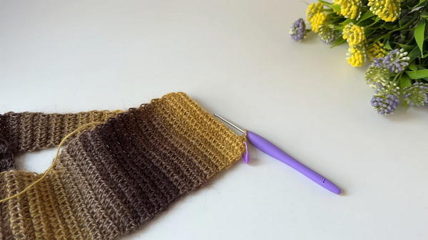 How to crochet Sophie's scarf. Crochet pattern (7)