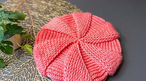 How to crochet a Easy beautiful beret 8
