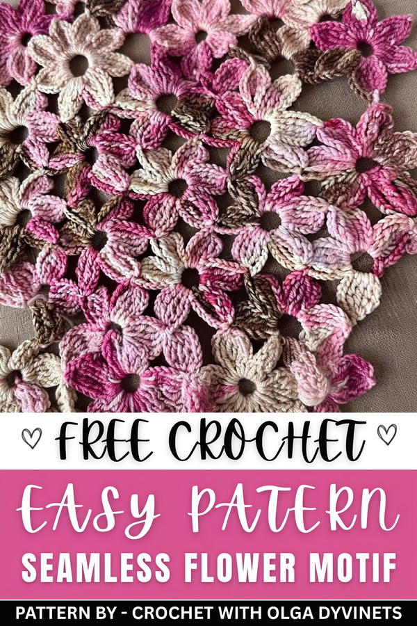 How to crochet a flower pattern without breaking the thread (10)