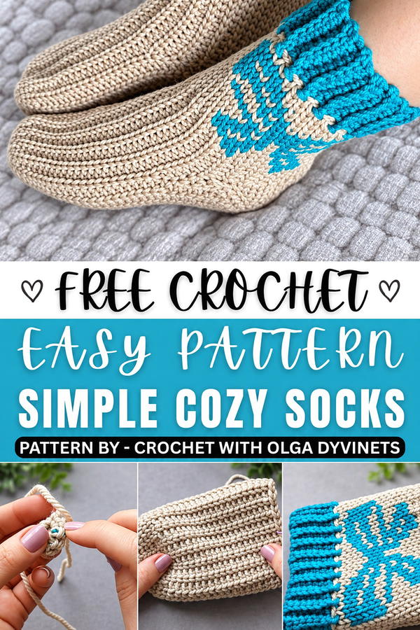 How to crochet socks (1)