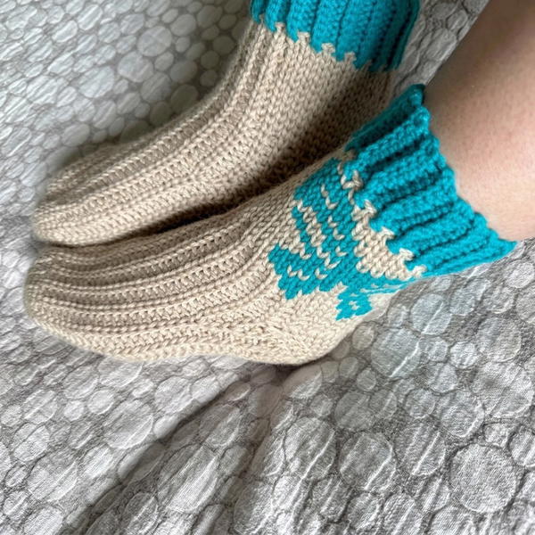 How to crochet socks (9)