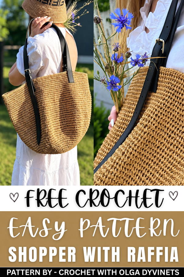 How to tie a shopper made of twisted raffia (10)