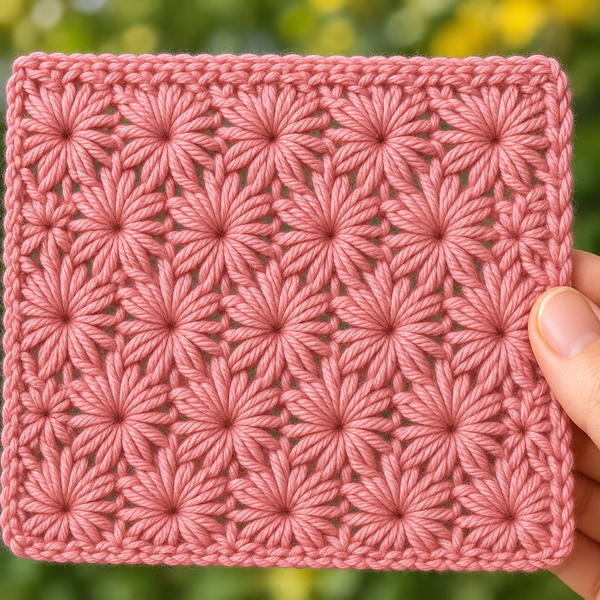 Let's knit a new pattern using just one row! 9