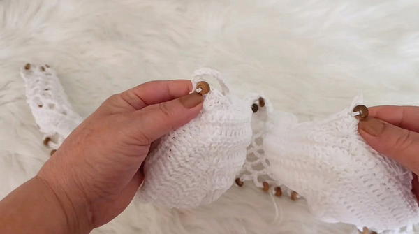 Crochet Mesh Beach Bustier