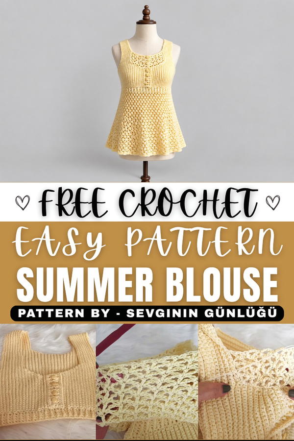 Very Easy and Stylish! Cotton Yarn Summer Blouse Making (4)