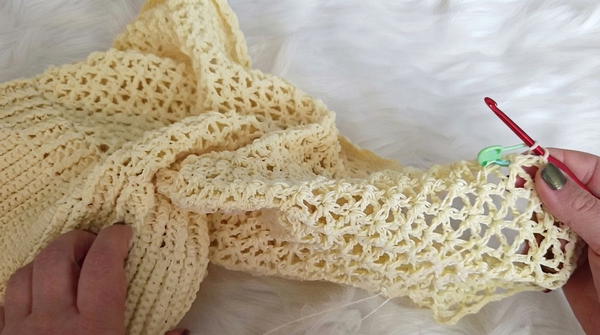 Very Easy and Stylish! Cotton Yarn Summer Blouse Making (7)