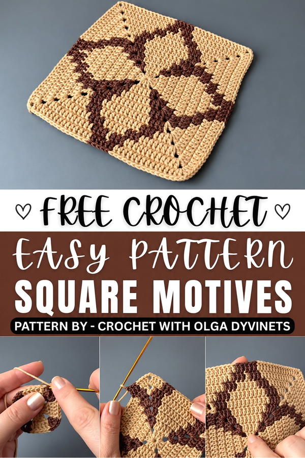 crocheting these square MOTIVES (1)