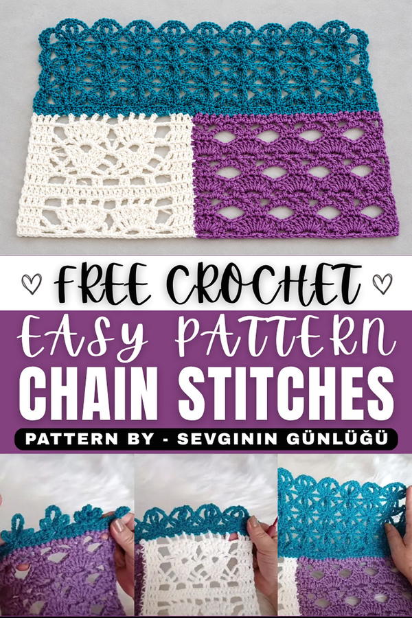 gorgeous crochet pattern made using only chain stitches (1)