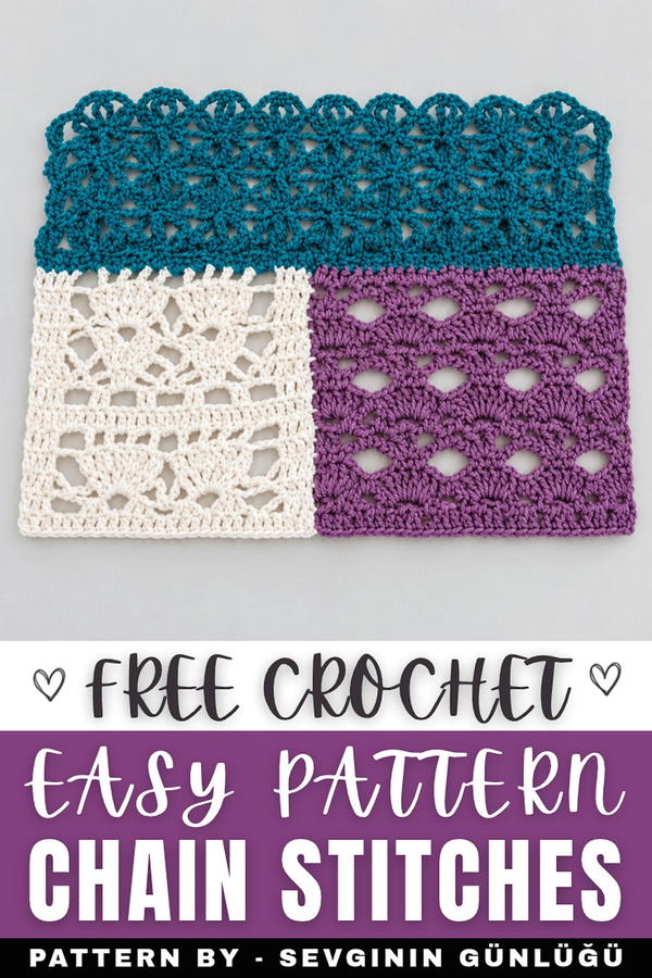 gorgeous crochet pattern made using only chain stitches (6)